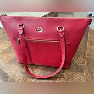 Coach Cherry Red Tote Bag